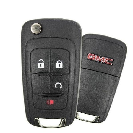 OEM: REF: 2010-2017 GMC Terrain / 4-Button Flip Key / PN: 20835400 / OHT01060512